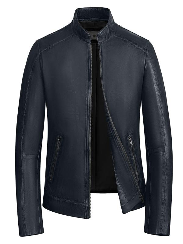 leren jas heren blauw TR36 S Versano