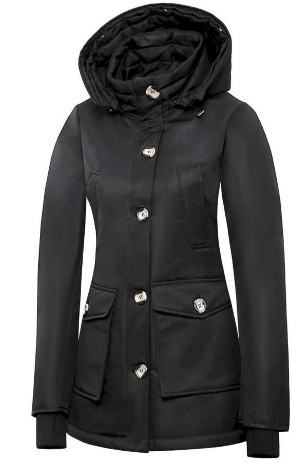 Dames parka winterjas Marry zwart Versano