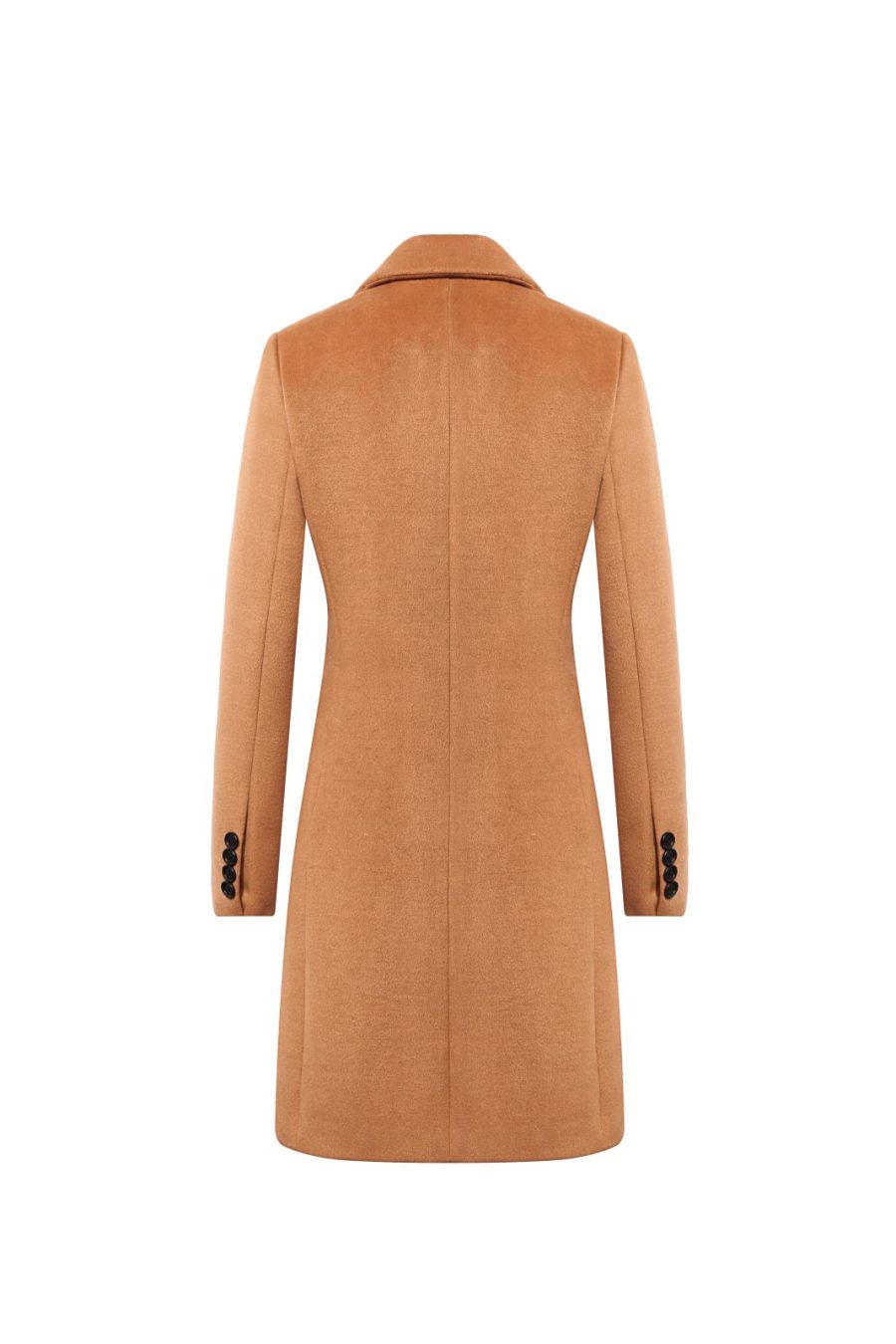 halflange dames mantel jas camel Valentina NG Versano