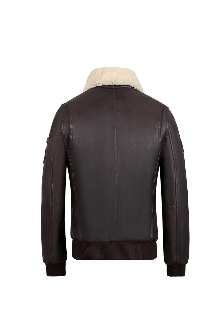 Pilot leren heren jas bruin Versano - Afbeelding 3